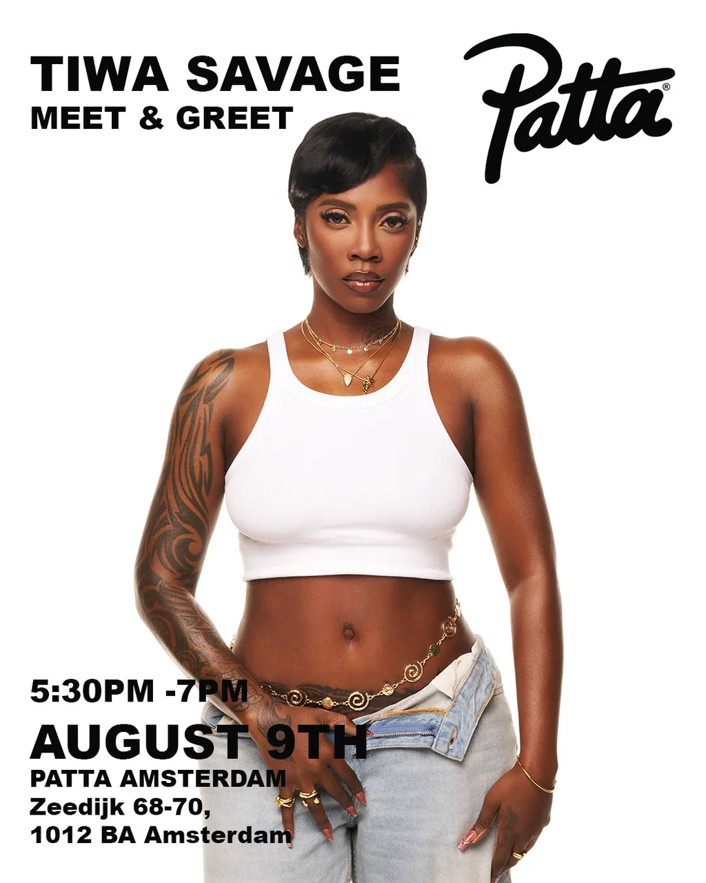 Tiwa Savage at Patta Amsterdam