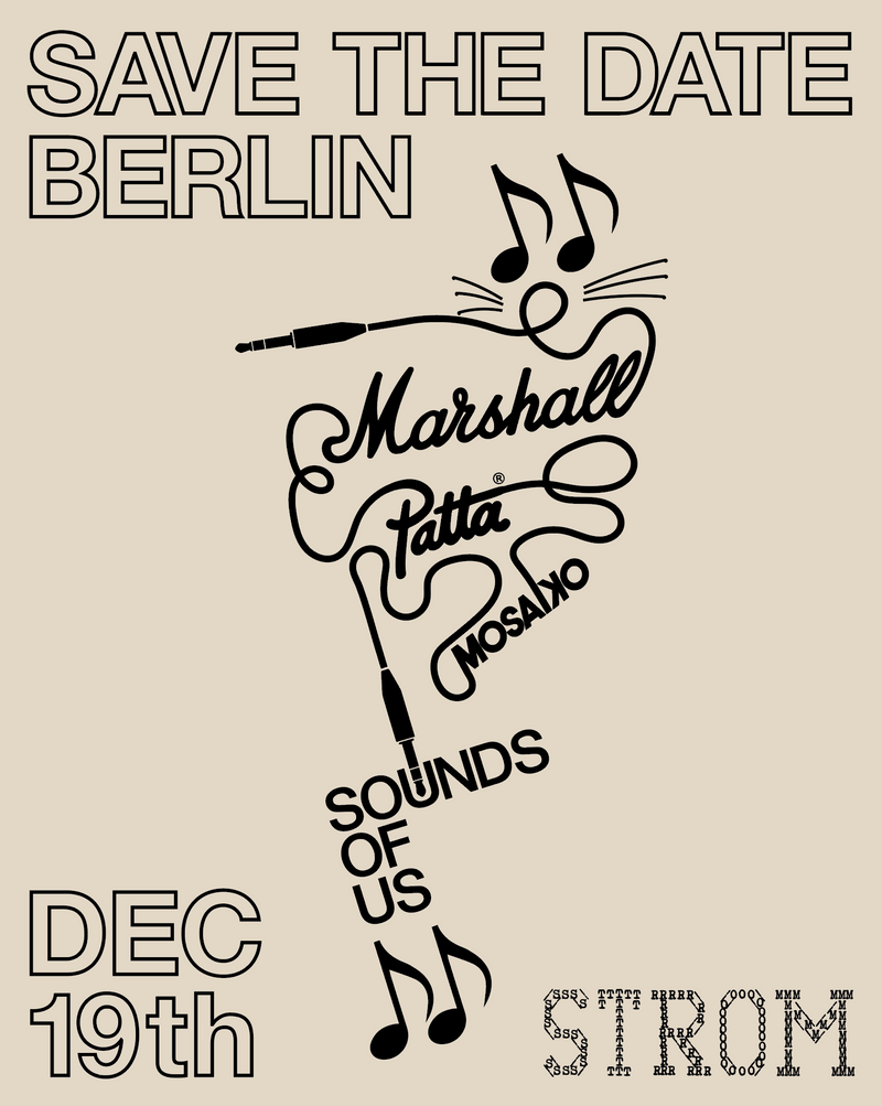 Patta x Marshall x Mosaiko - Sounds of Us