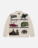 Patta Perfect Day Knitted Cardigan (Peyote)