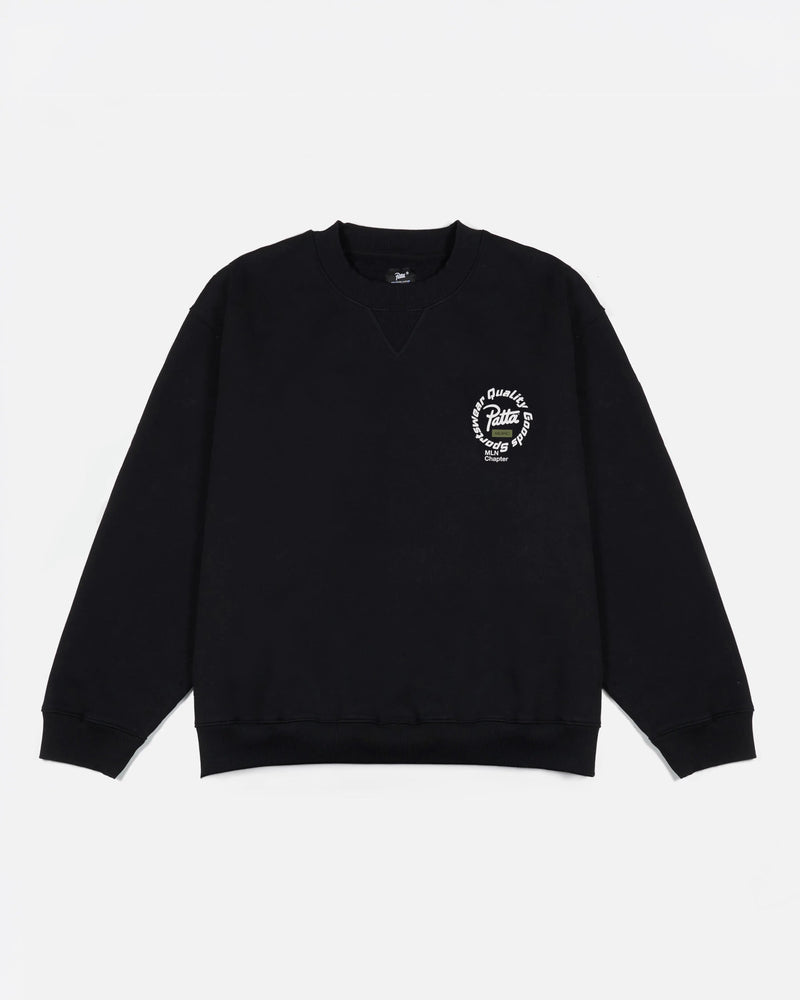 Patta Milano Chapter Crewneck Sweater (Black)