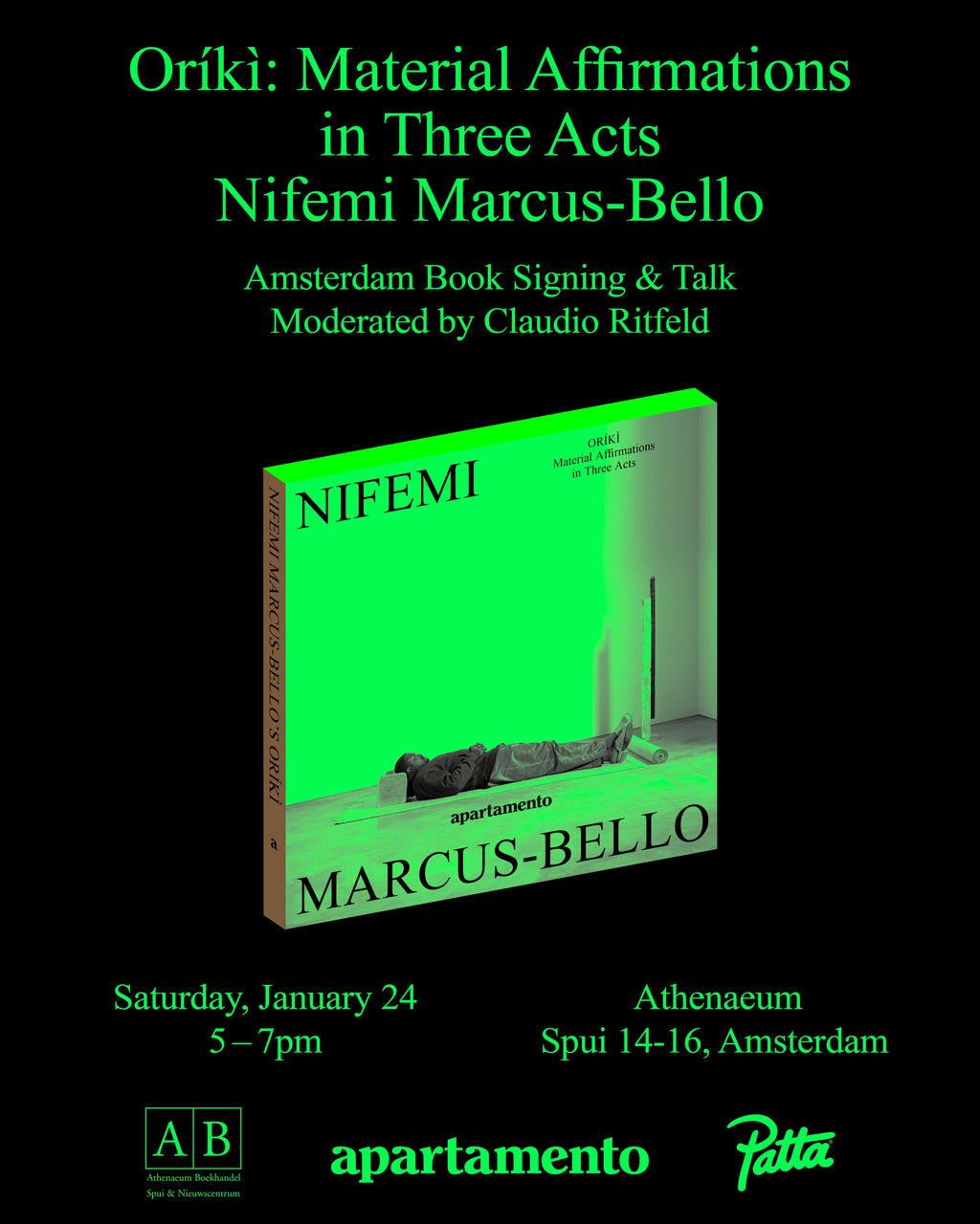 Oriki: Material Affirmations in Three Acts Book Signing