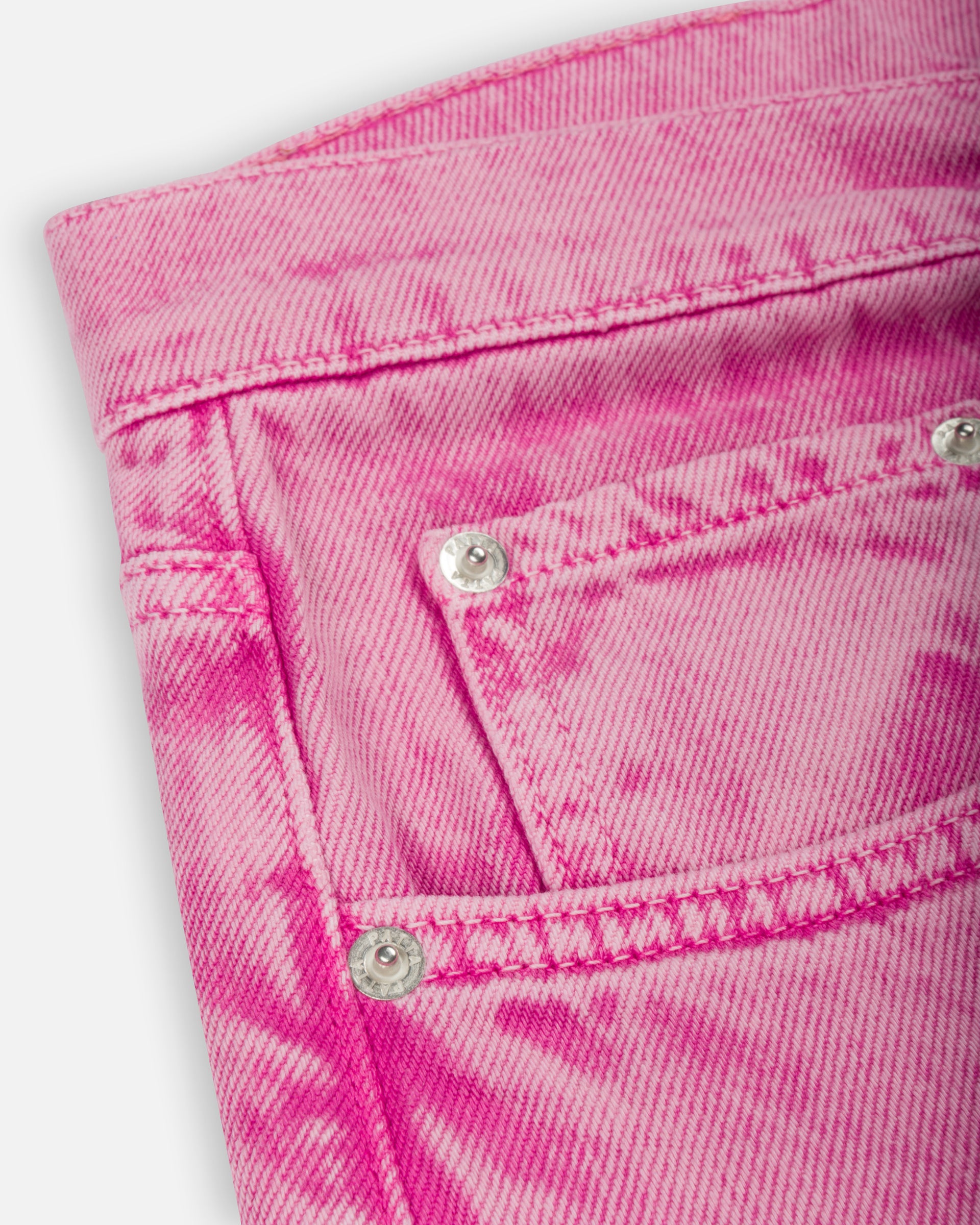 Patta Acid Wash Fuchsia Purple Denim Pants (Fuchsia Purple)
