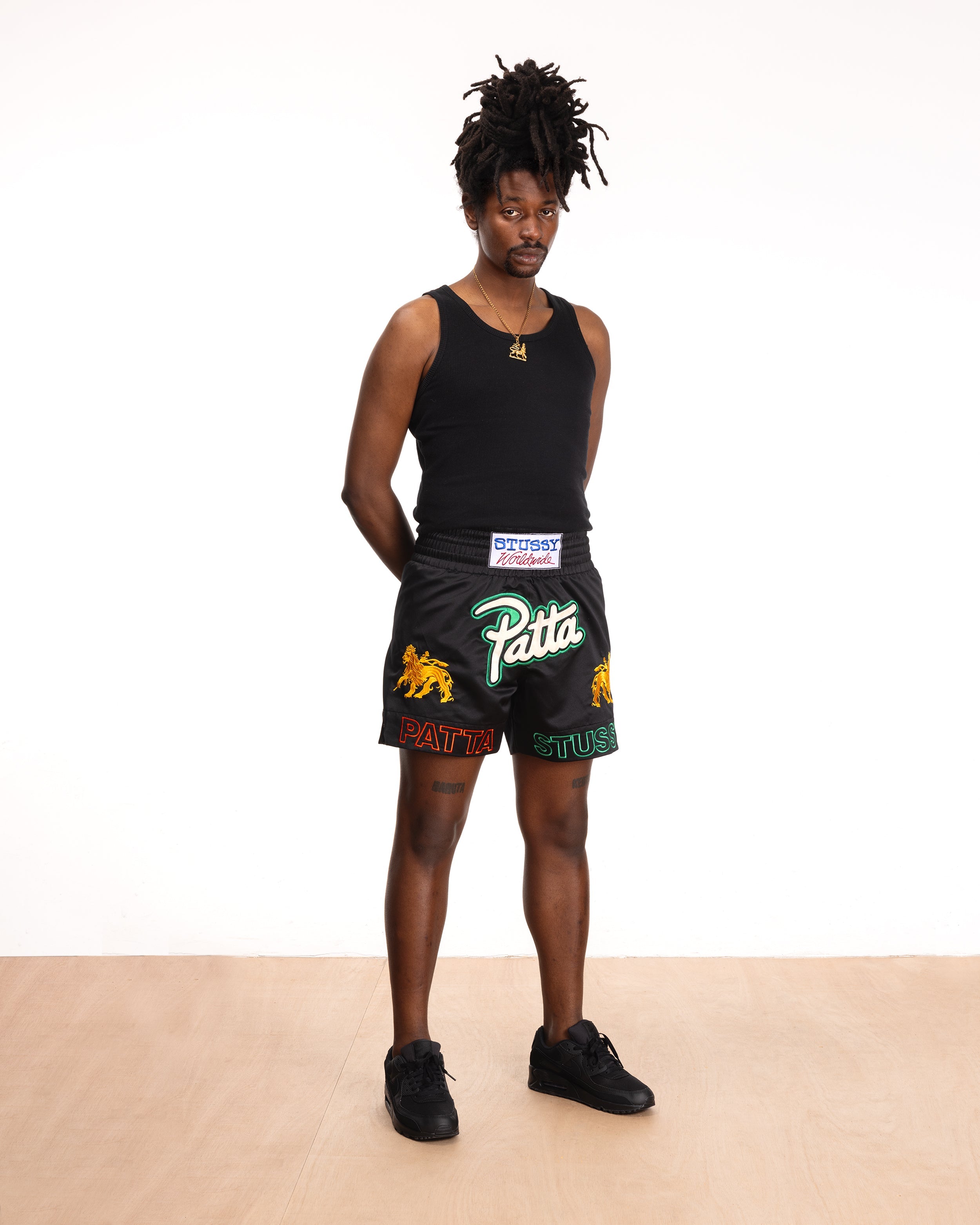 Patta x Stussy Boxing Short (Black) – Patta UK