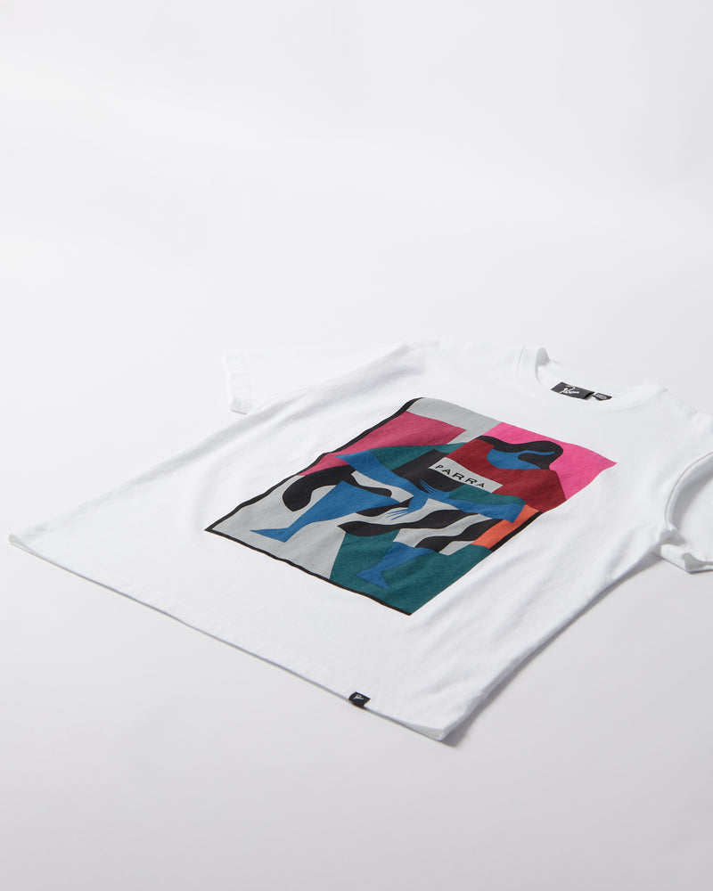 byParra Reading The Square T-Shirt (White)