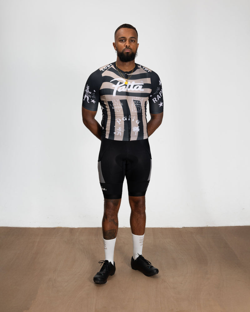 Patta x Rapha Men's Pro Team Training Jersey (Black/Stone)
