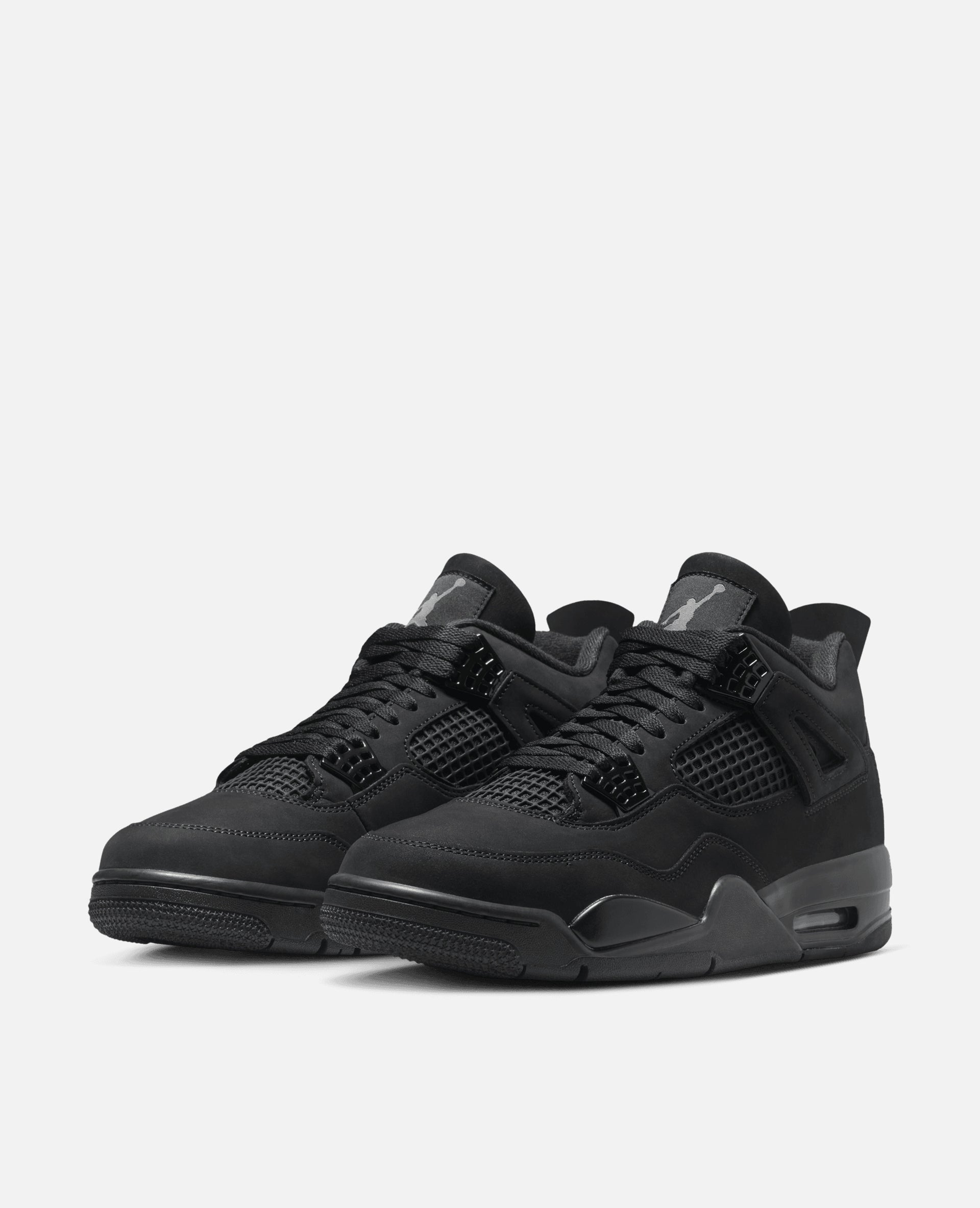 Nike Air Jordan 4 Retro (Black/Black-LT Graphite)