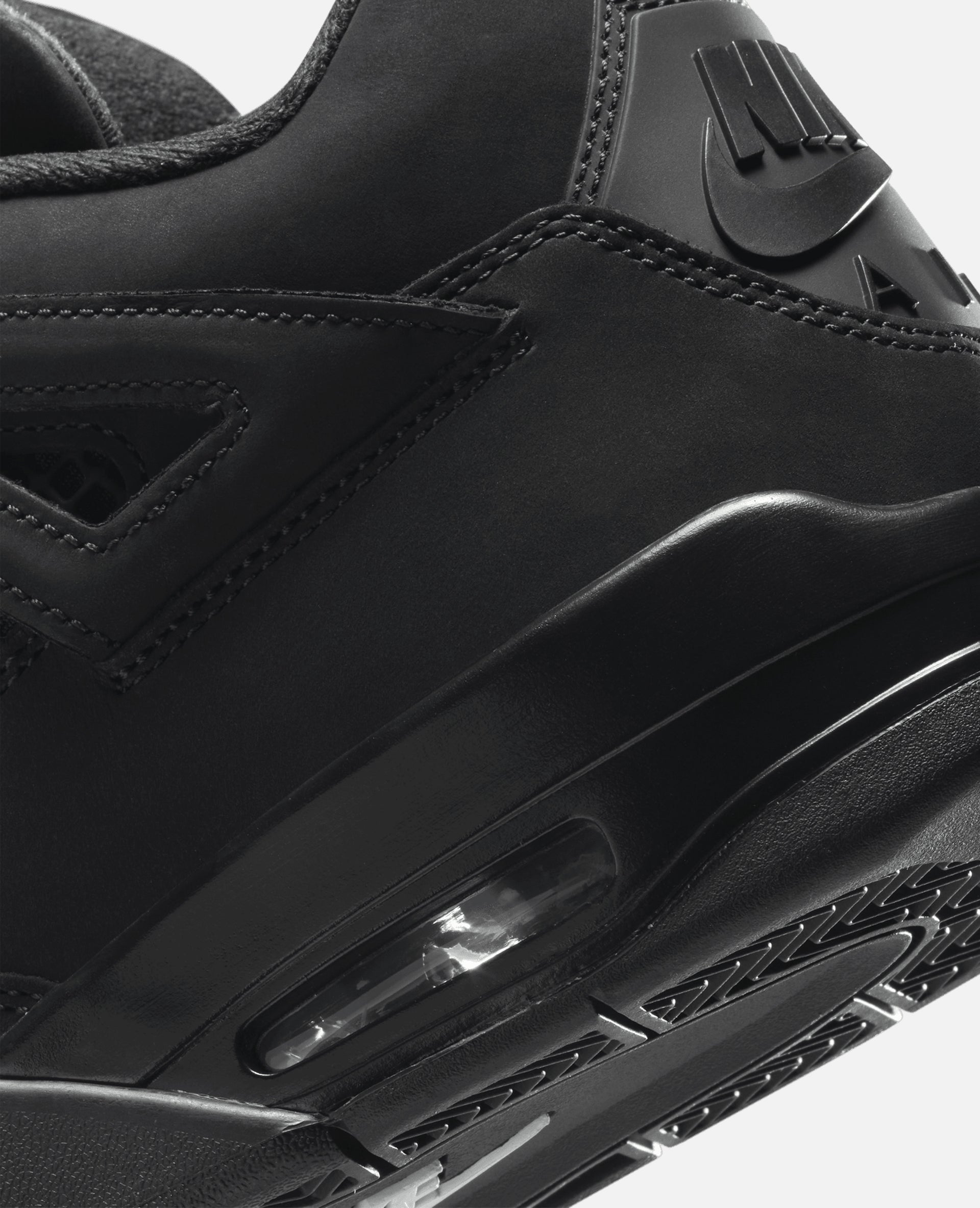 Nike Air Jordan 4 Retro (Black/Black-LT Graphite)
