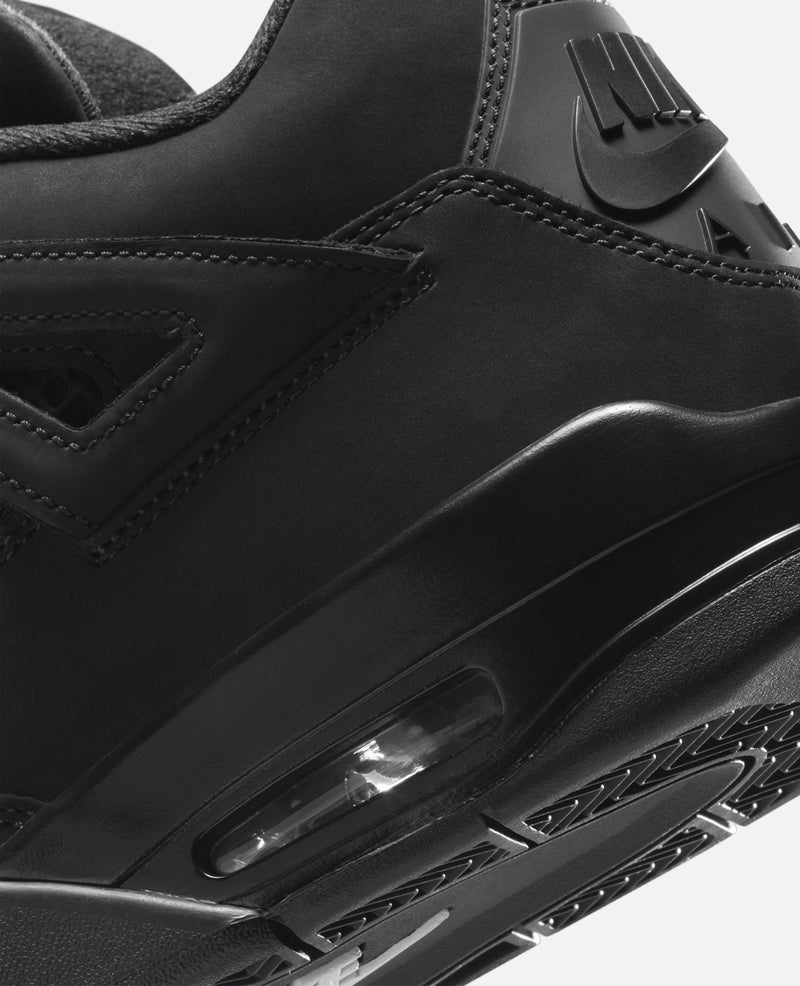 Nike Air Jordan 4 Retro (Black/Black-LT Graphite)