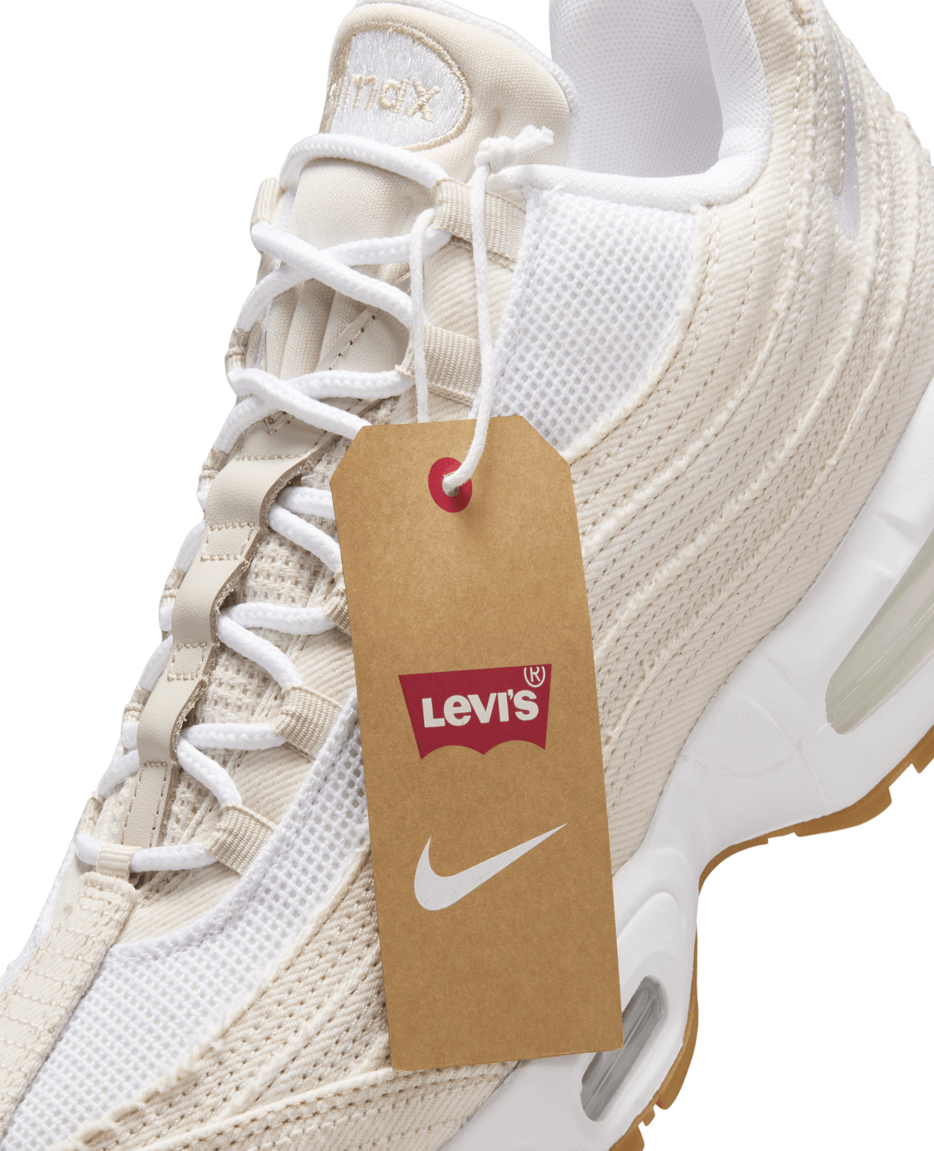 Nike Air Max 95 OG (LT Orewood BRN/White-Gym Red)