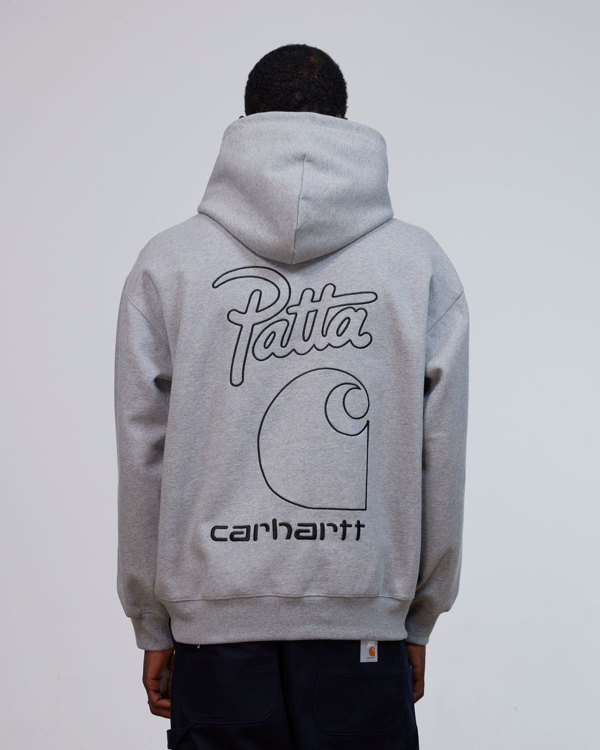 Patta x Carhartt Hooded Sweatshirt (Grey Heather)