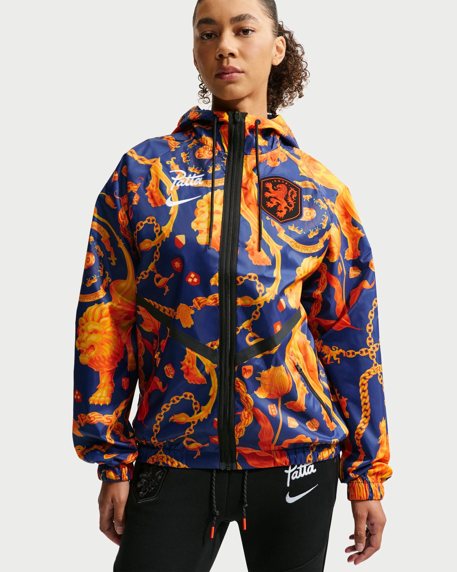 Patta x Nike KNVB Anthem Jacket (Deep Royal/Orange)