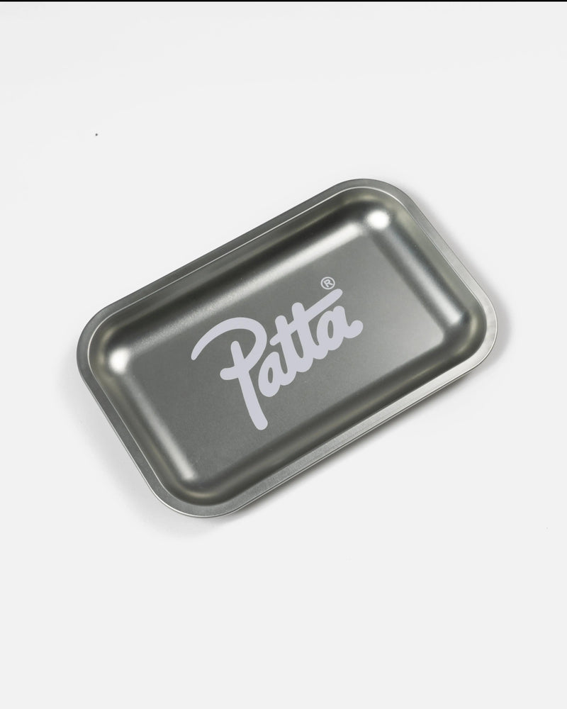 Team Patta Rose Rolling Tray (Silver )