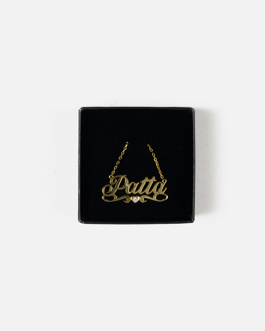 Patta Name Chain (Gold Plated)