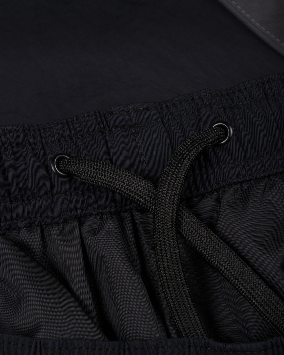 Patta Panelled Oversized Track Pants (Black)