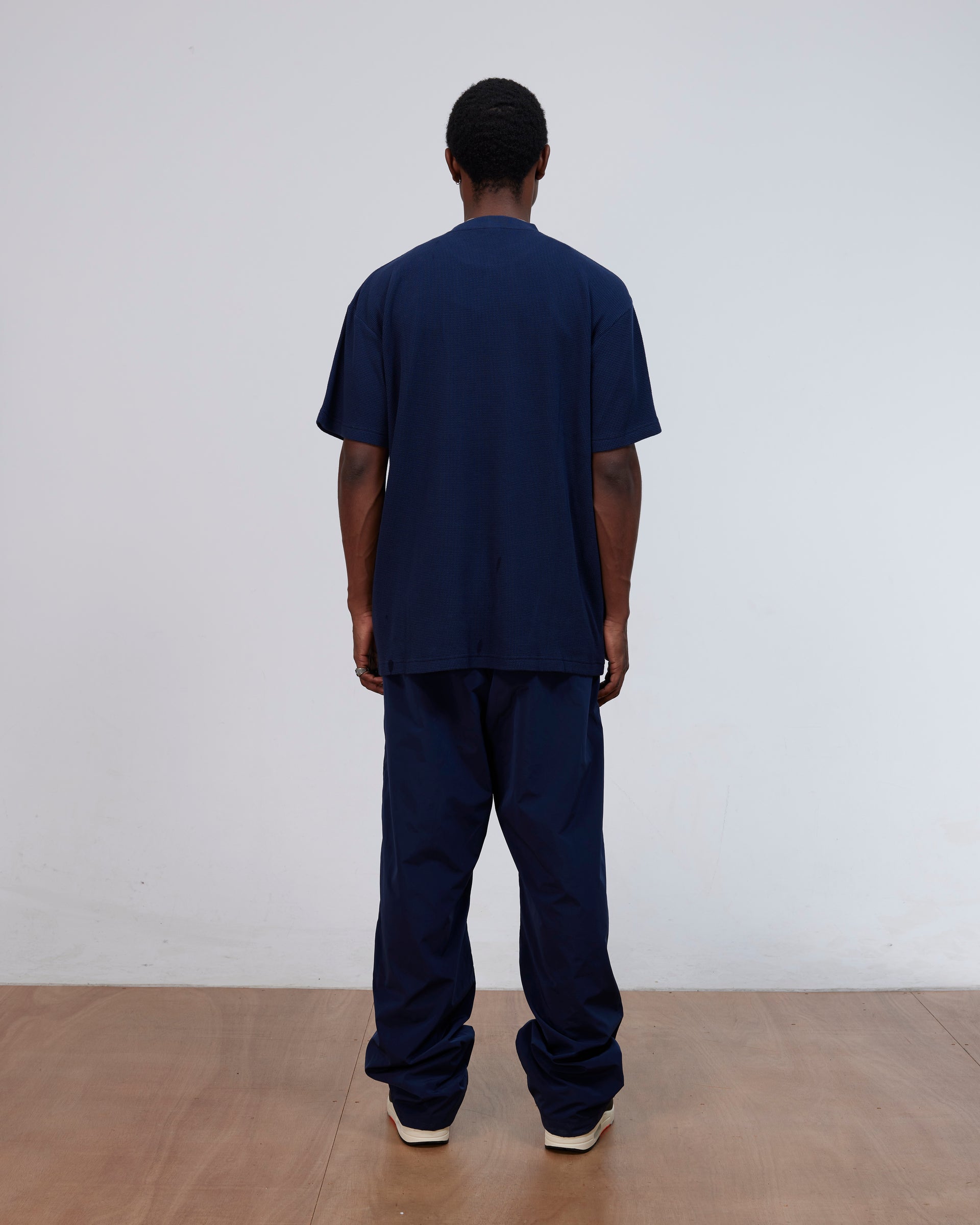 Patta Waffle Script Logo T-Shirt (Black Iris)