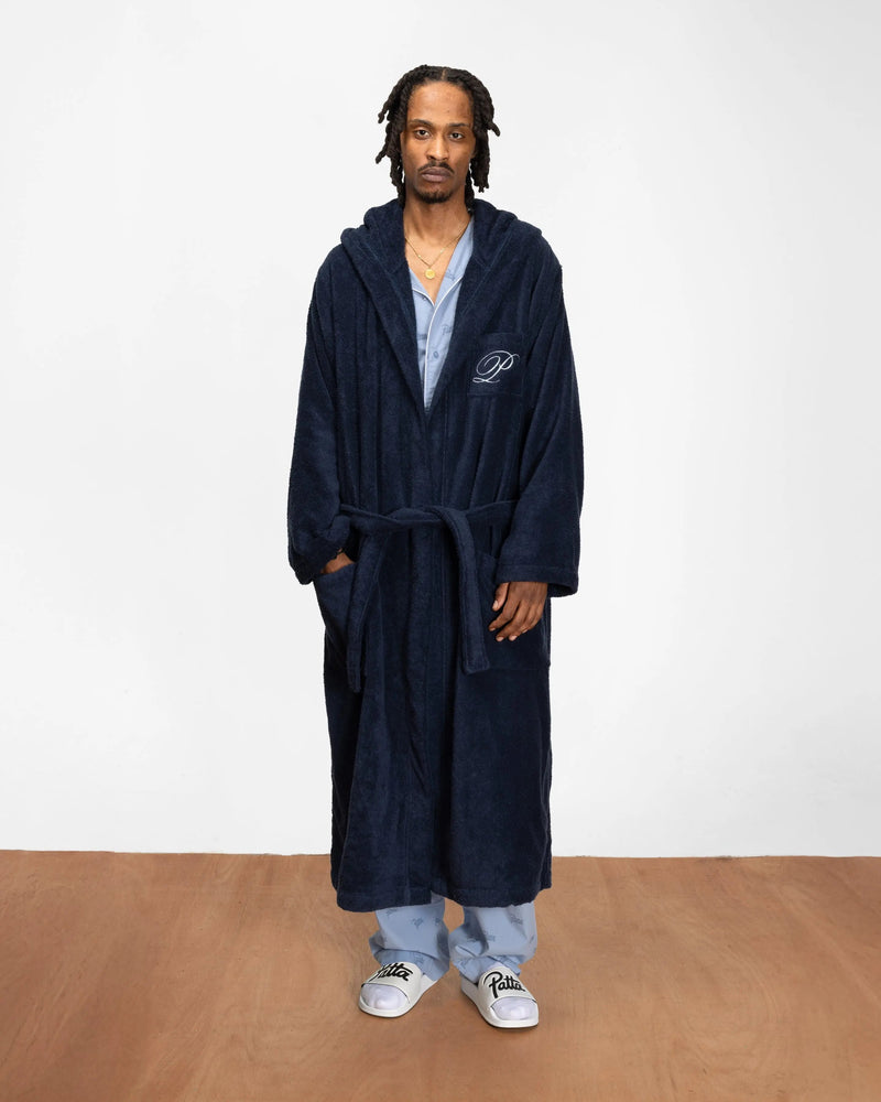 Patta Terry Bathrobe (Black Iris)