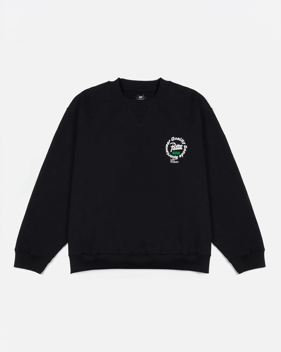 Patta Lagos Chapter Crewneck Sweater (Black)