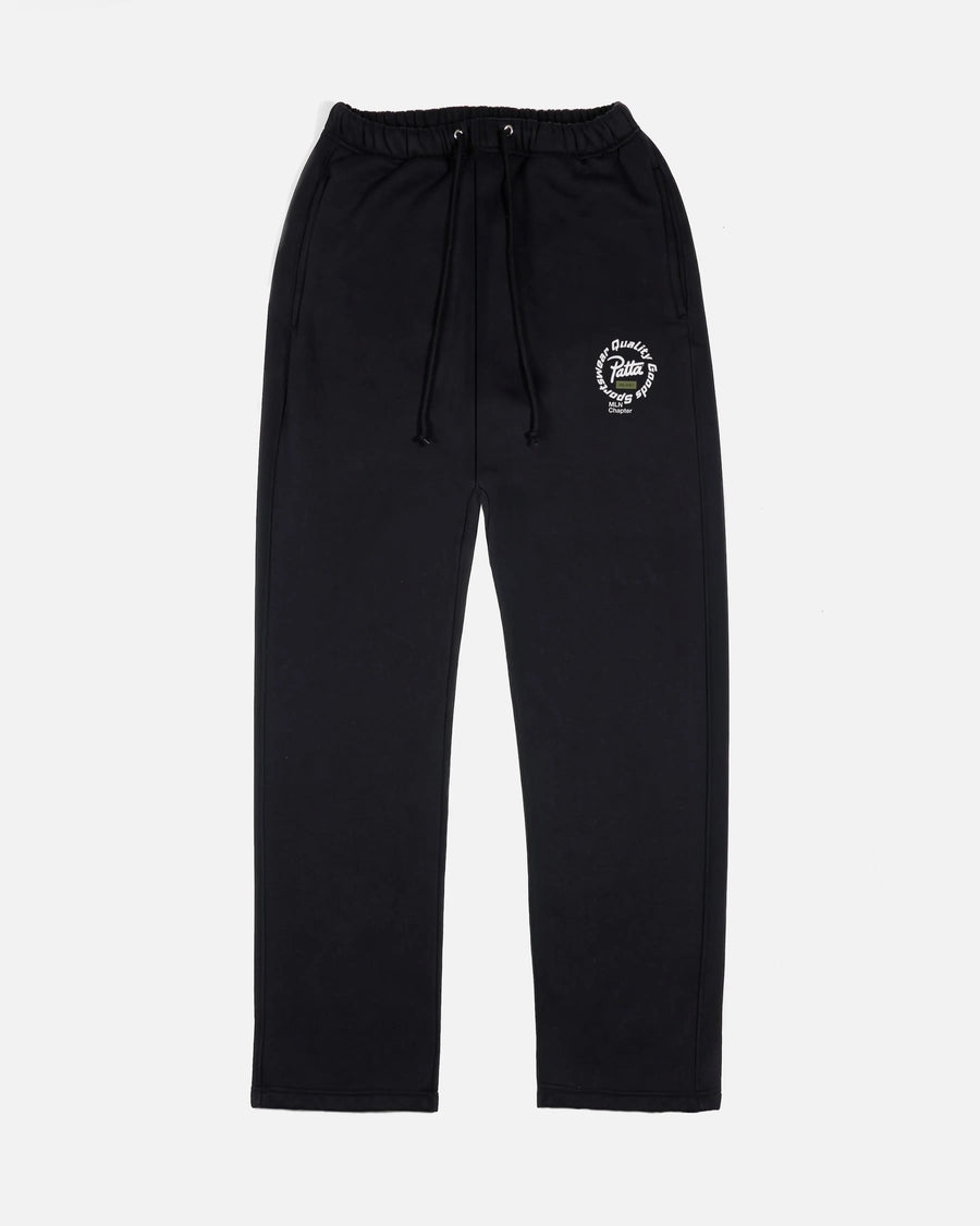 Patta Milano Chapter Straight Leg Jogging Pants (Black)