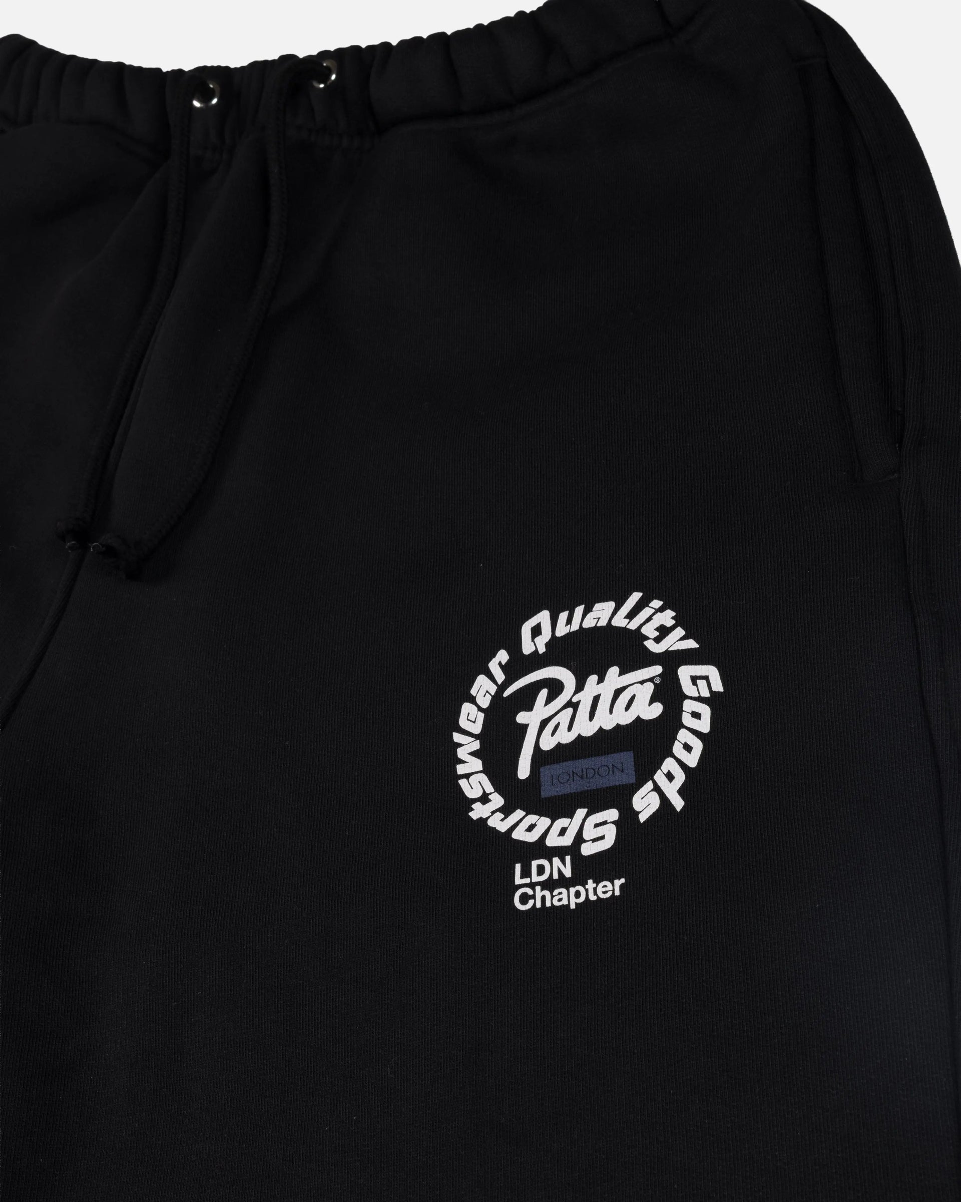 Patta London Chapter Straight Leg Jogging Pants (Black)