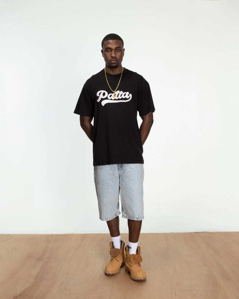 Patta Logo Tail T-Shirt (Black)