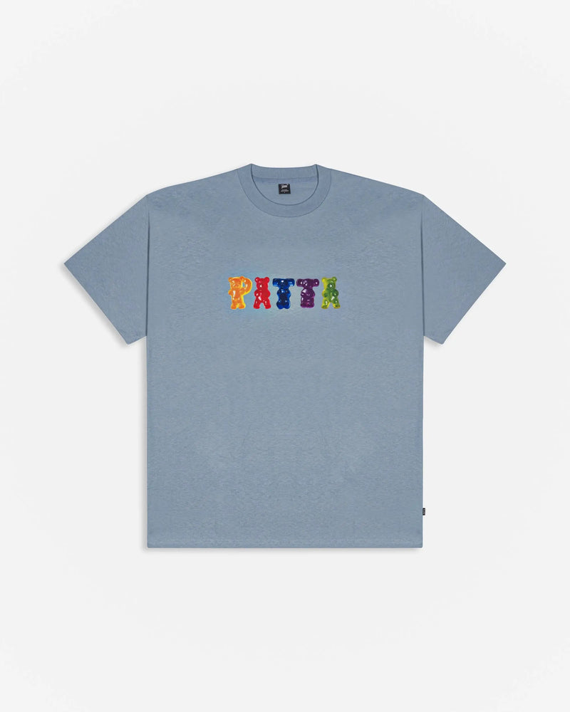 Patta Gummi T-Shirt (Dusty Blue)