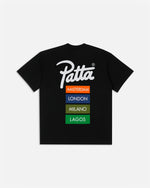 Patta Chapter Worldwide T-Shirt (Black)