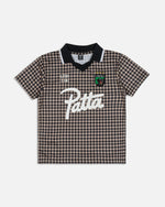 Patta Kids Houndstooth Football Jersey (Irish Cream)