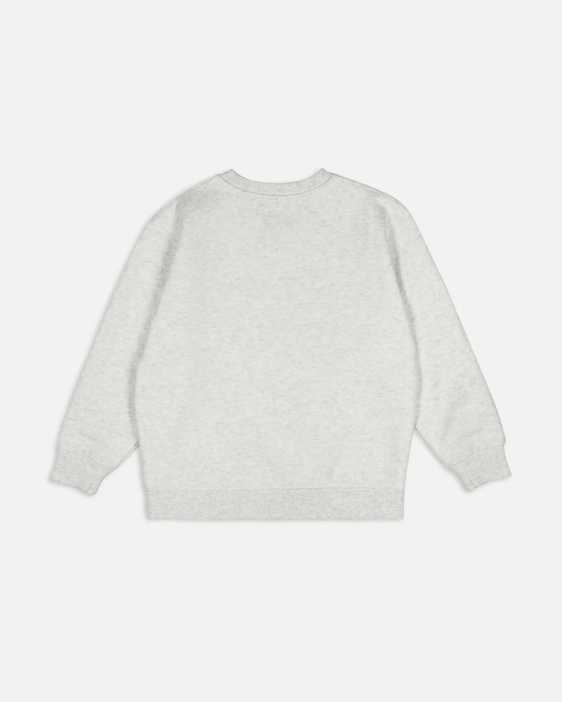 Patta Kids Arc Logo Crewneck Sweater (Light Melange Grey)