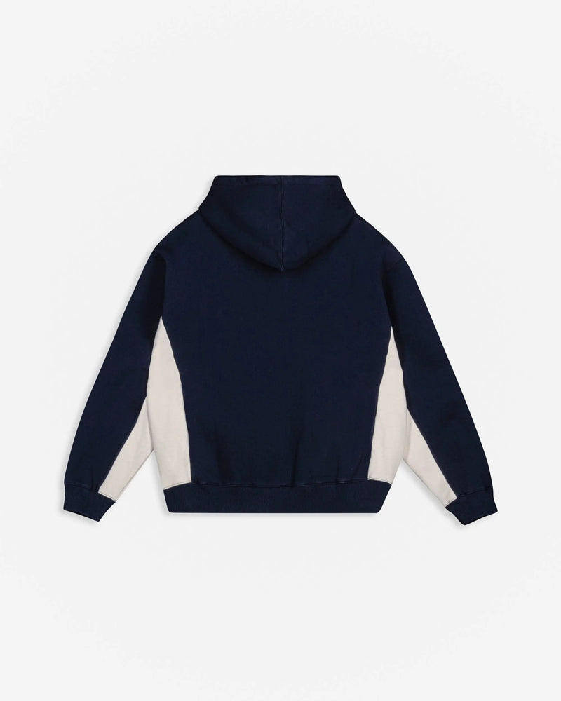 Patta Chenille Logo Hooded Sweater (Black Iris)