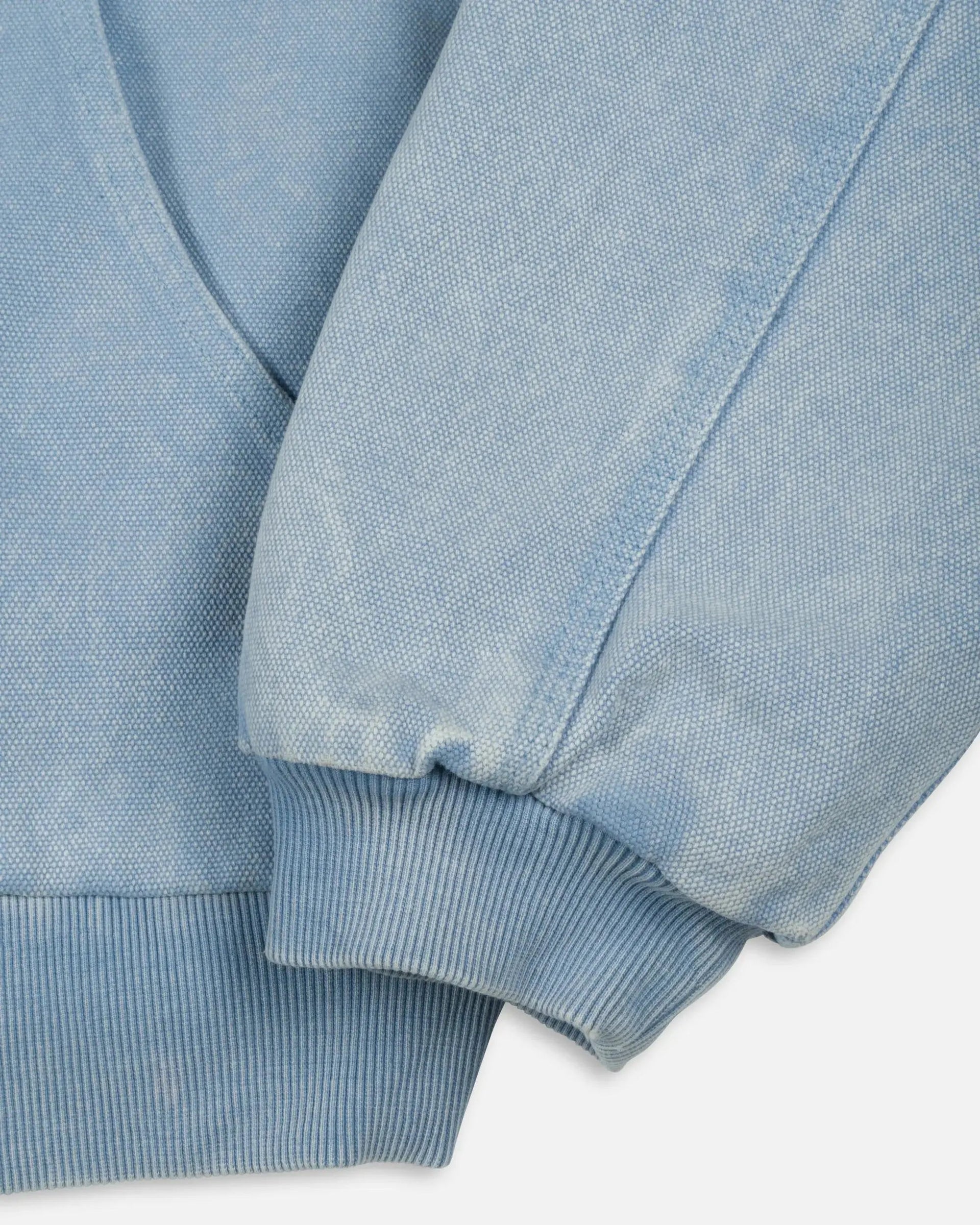 Patta Peace Canvas Hooded Jacket (Light Blue Denim)