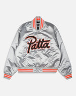 Patta Classic Satin Bomber Jacket (Lunar Rock)
