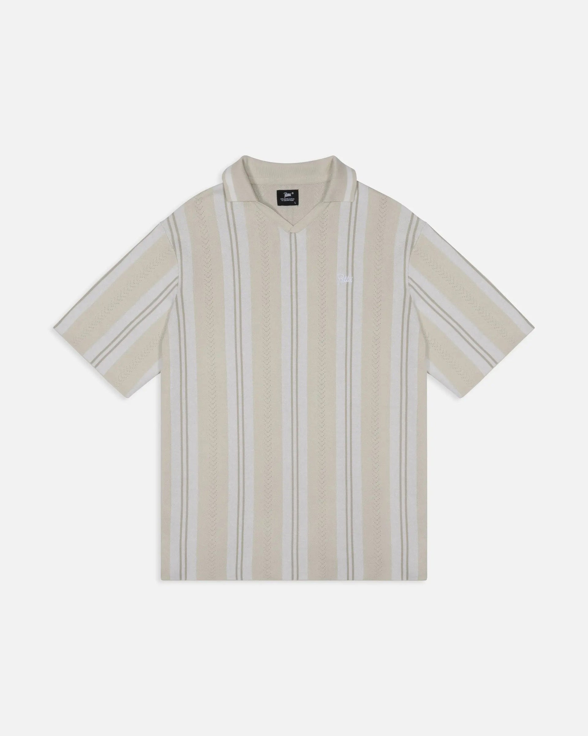 Patta Knitted Football Shirt (Oatmeal)