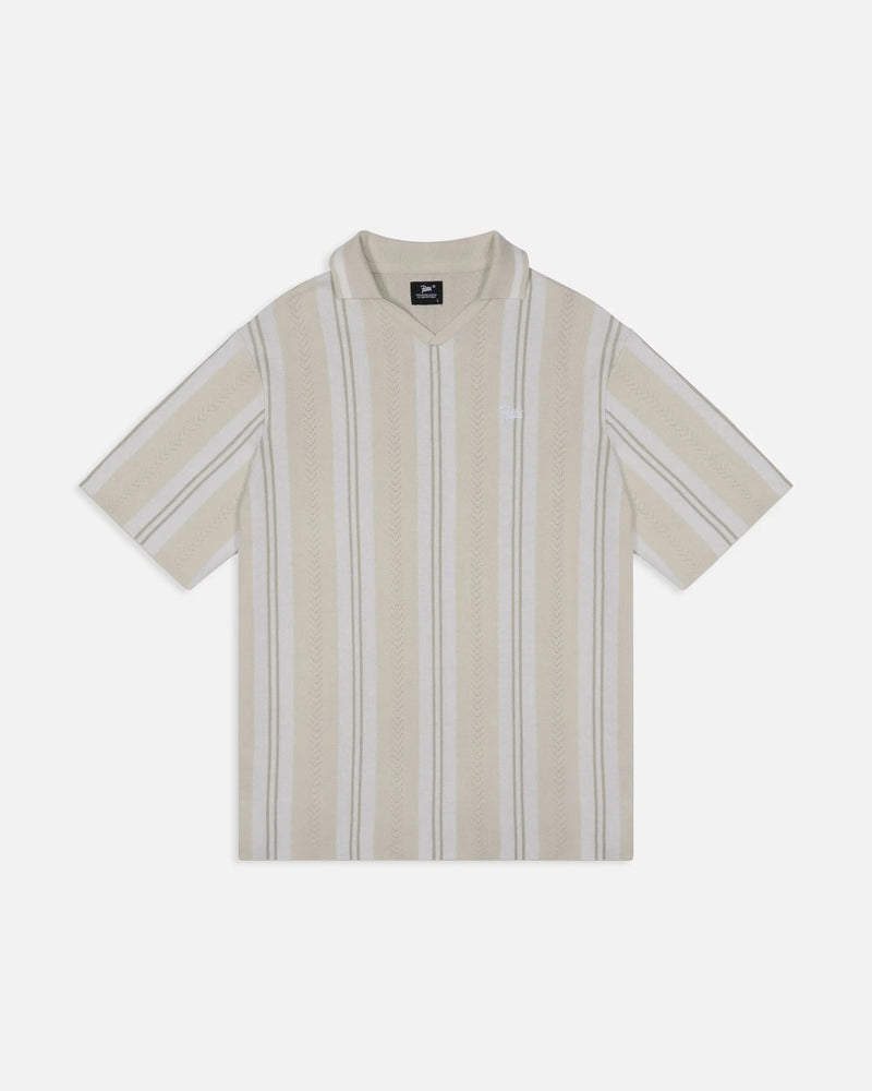 Patta Knitted Football Shirt (Oatmeal)