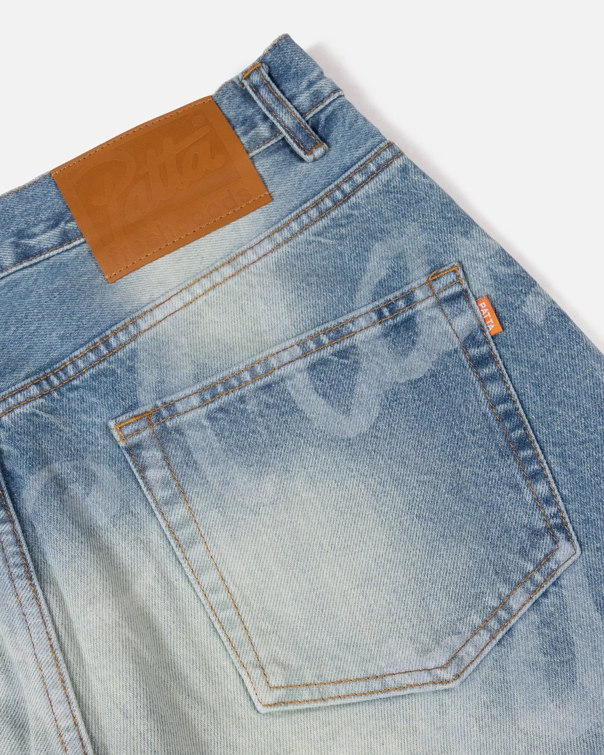 Patta x Joe Freshgoods Denim Pants (Sandwashed Blue Denim)