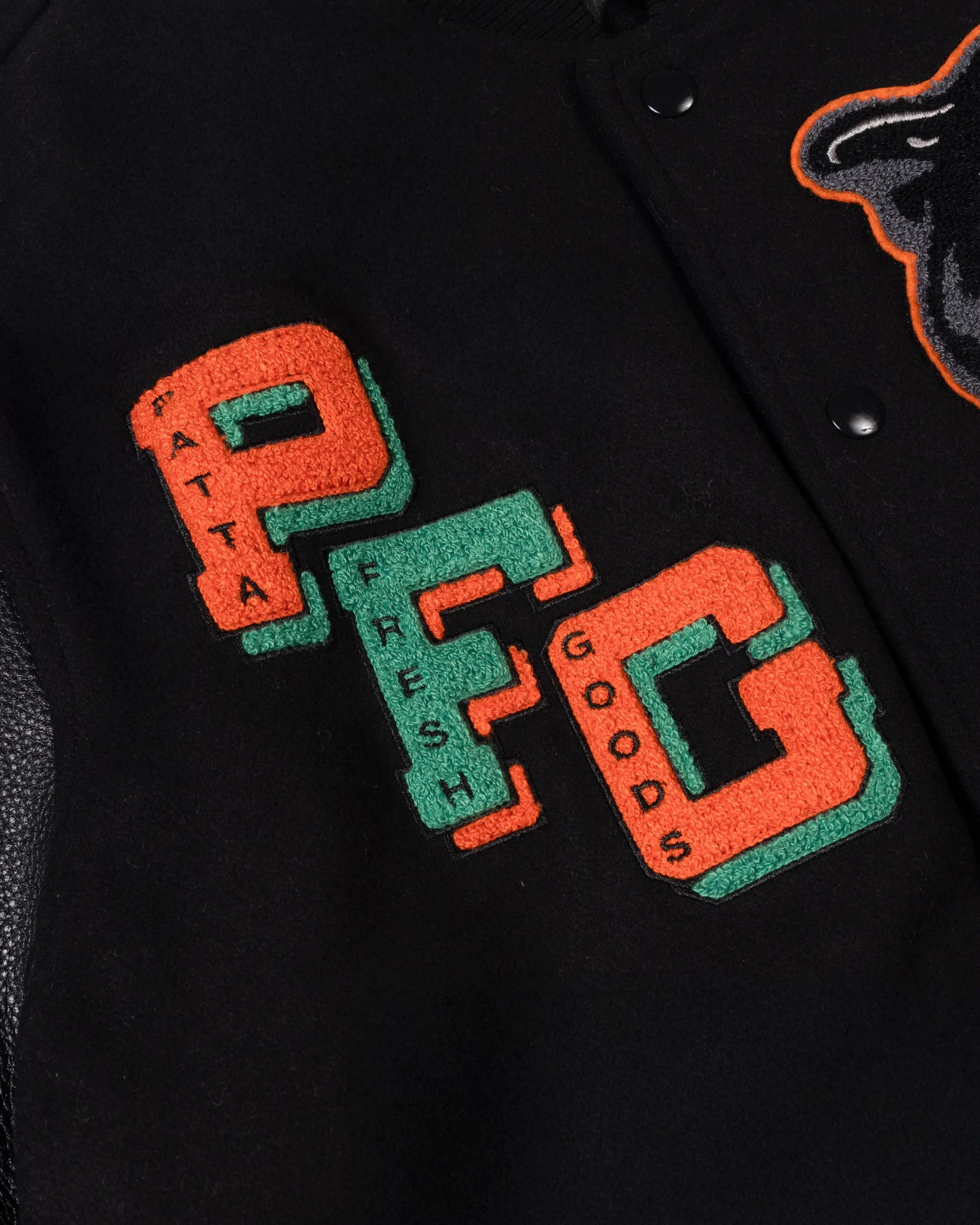 Patta x Joe Freshgoods Varsity Jacket (Black)